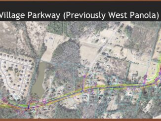 Concept layout of West Village Parkway widening (Henry County photo)