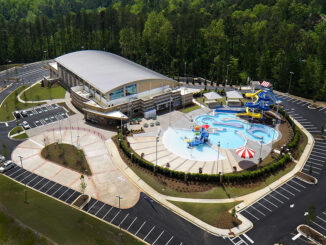 Photo of Cherokee County Aquatic Center (New South Construction photo)