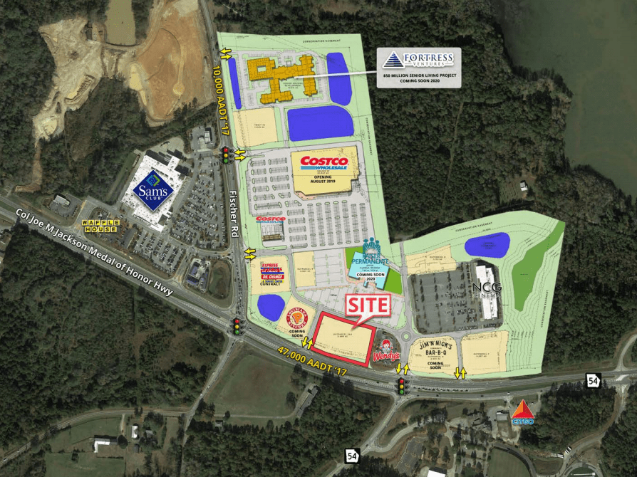 Site plan of Fischer Crossing development in Sharpsburg (SRS Real Estate photo)