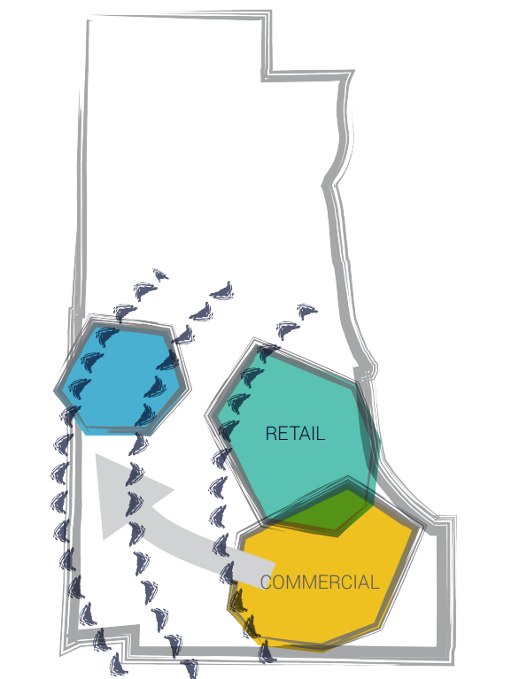 Photo of orderly growth option at Henry County Megasite (TSW photo)
