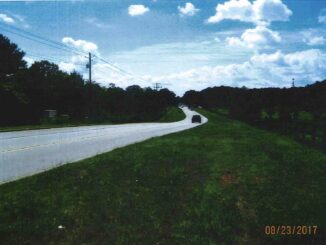 Photo along Jonesboro Road at McCullough Road in 2017 (Henry County photo)