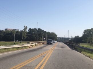 Photo of Bass Road bridge over I-75 (Macon-Bibb County photo)