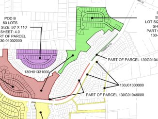 Exhibit map from 2018 zoning amendment for Locust Grove Station (HP Henry LLC photo)