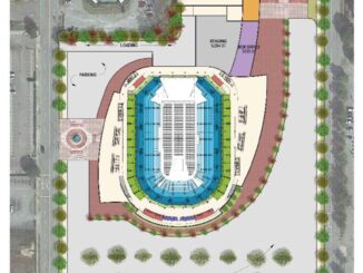 May 2018 site plan for new Augusta arena (Augusta Chronicle photo)