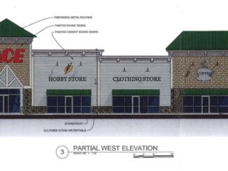 Photo of Ace Hardware front elevation (Stroud and Company photo)