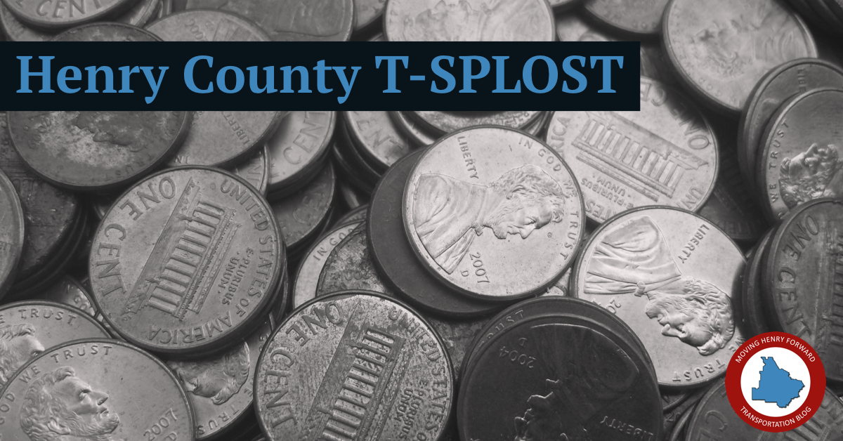 Photo of pennies with the headline â€œHenry County T-SPLOSTâ€ (staff photo)