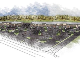 Architectural rendering for The Marketplace at Locust Grove Shops (Kuo Diedrich photo)