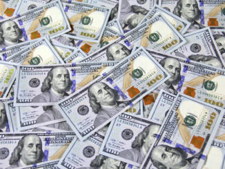 Photo of one-hundred dollar bills (Wordpress photo)