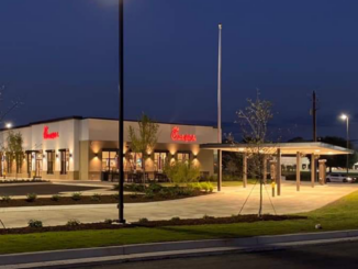 Photo of Chick-fil-a building exterior in Douglas, GA (Chick-fil-a photo)