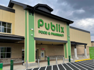 Photo of building exterior at Publix at Shoppes at Ola Crossroads (Clayton Carte photo).