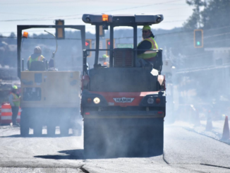 Photo of road maintenance (Georgia DOT photo)