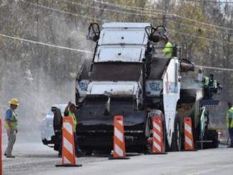 Photo of road maintenance (Georgia DOT photo)