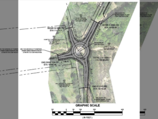 Concept layout for East King Road roundabout in Hampton. Photo shows future roundabout at East King Road and Floyd Road. (special photo)