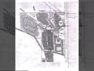 Concept site plan of Minter Drive development (Falcon Design photo)