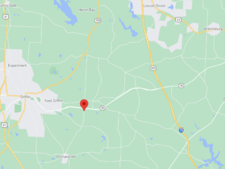 Area map with a dropped pin showing the location of 585 Spalding Investments, LLC development (Google Maps photo)