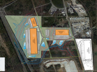 Sansone Group proposed development site plan in Locust Grove (E&A photo).