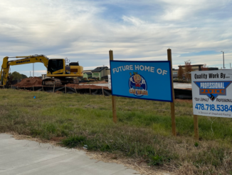 Photo of a new car wash under construction at state route 81 and North Ola Road (Clayton Carte photo).