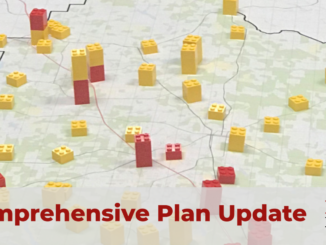 Photo shows LEGO bricks to represent possible future jobs and housing in Henry County (Comprehensive Plan 2018 photo).