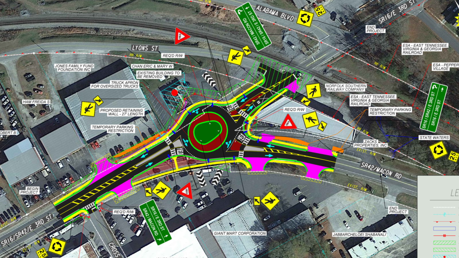 GDOT Cancels Butts County Roundabout Project at 16 and 42