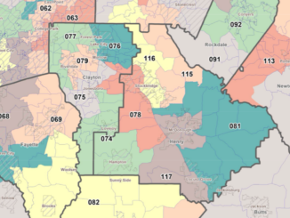 Map showing state house districts for Henry County, dated November 28, 2023 (Georgia photo).