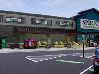 Photo shows the front exterior of Sprouts Farmers Market (company photo).