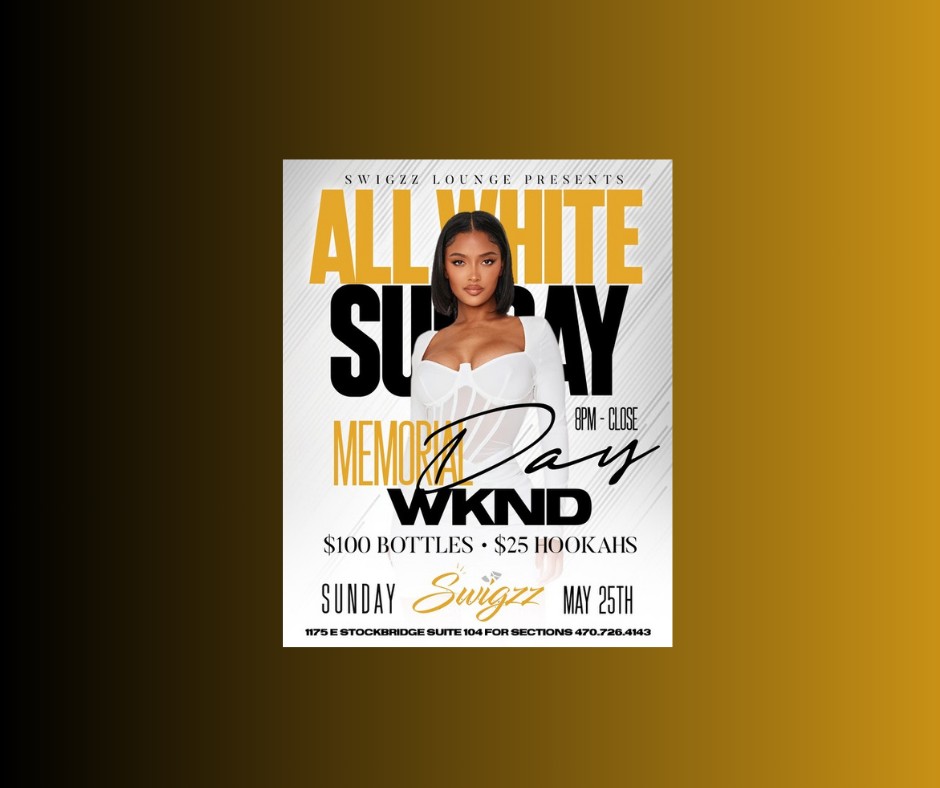 Memorial Day Weekend – All White Party $100 Bottles