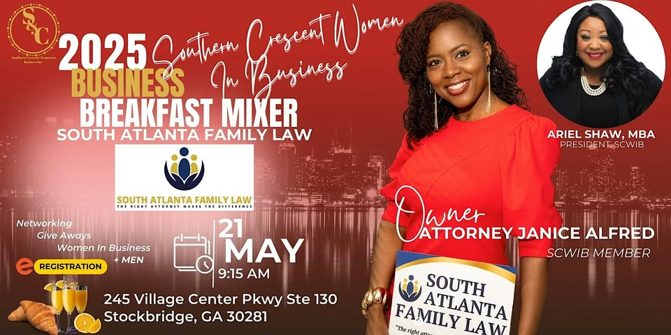 SCWIB Business Breakfast Mixer w/Janice Alfred of South Atlanta Family Law!