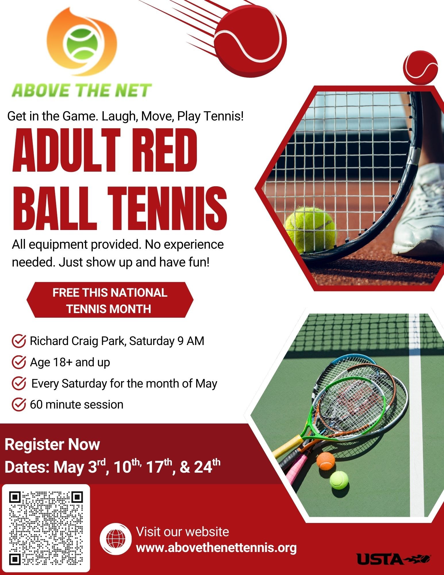 Adult Red Ball Tennis