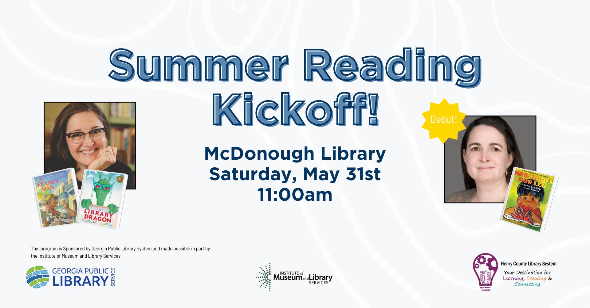 Summer Reading Kickoff: Author Signing Event with Carmen & Lauren Agra Deedy