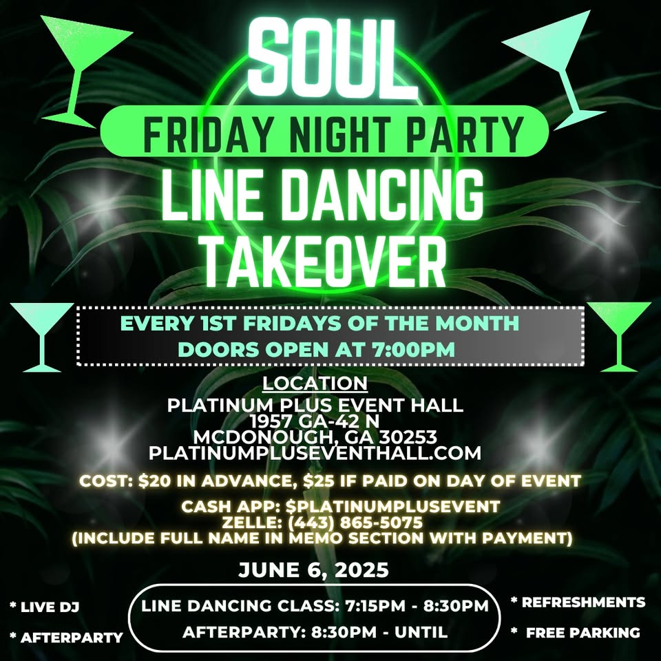 FRIDAY NIGHT SOUL LINE DANCING TAKEOVER PARTY