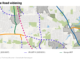 Map shows the Oak Grove Road widening project between Jodeco and Jonesboro Roads (Clayton Carte / The Henry Reporter map created with Datawrapper).