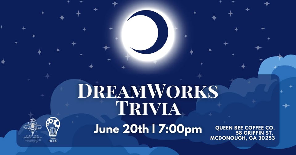DreamWorks Trivia at Queen Bee Coffee Co.