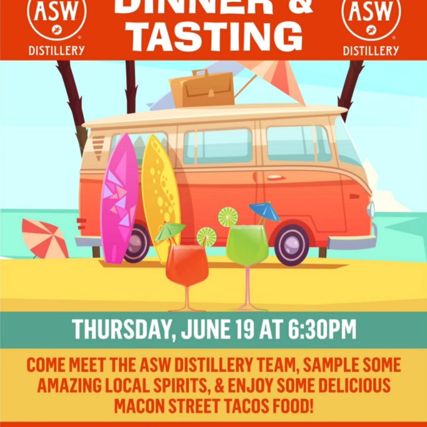 Spirit Tasting with ASW Distillery