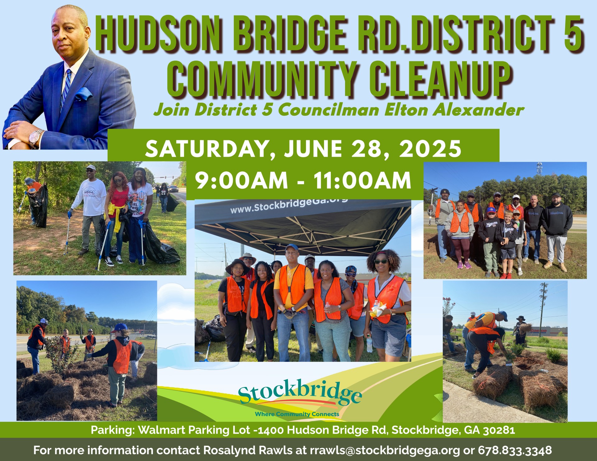 Councilman Elton Alexander Presents Campground Road District 5 Community Cleanup