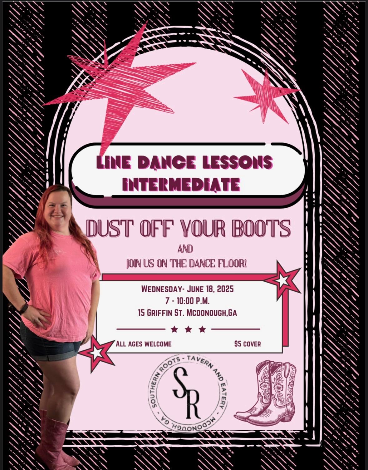 Line Dancing – Intermediate Dance with Ashley / All Ages Welcome