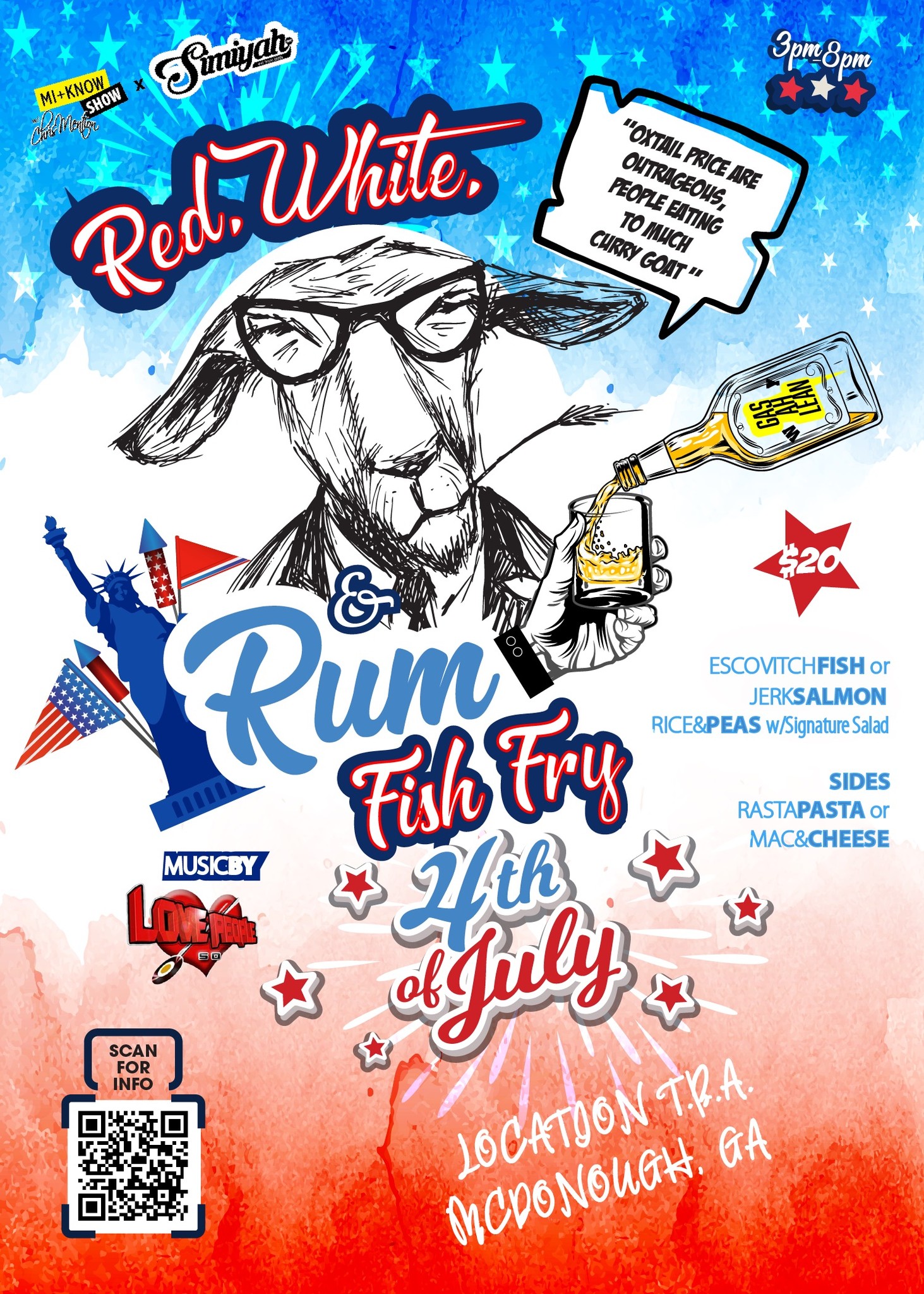“Red, White, & Rum” Fish Fry, Backyard Edition