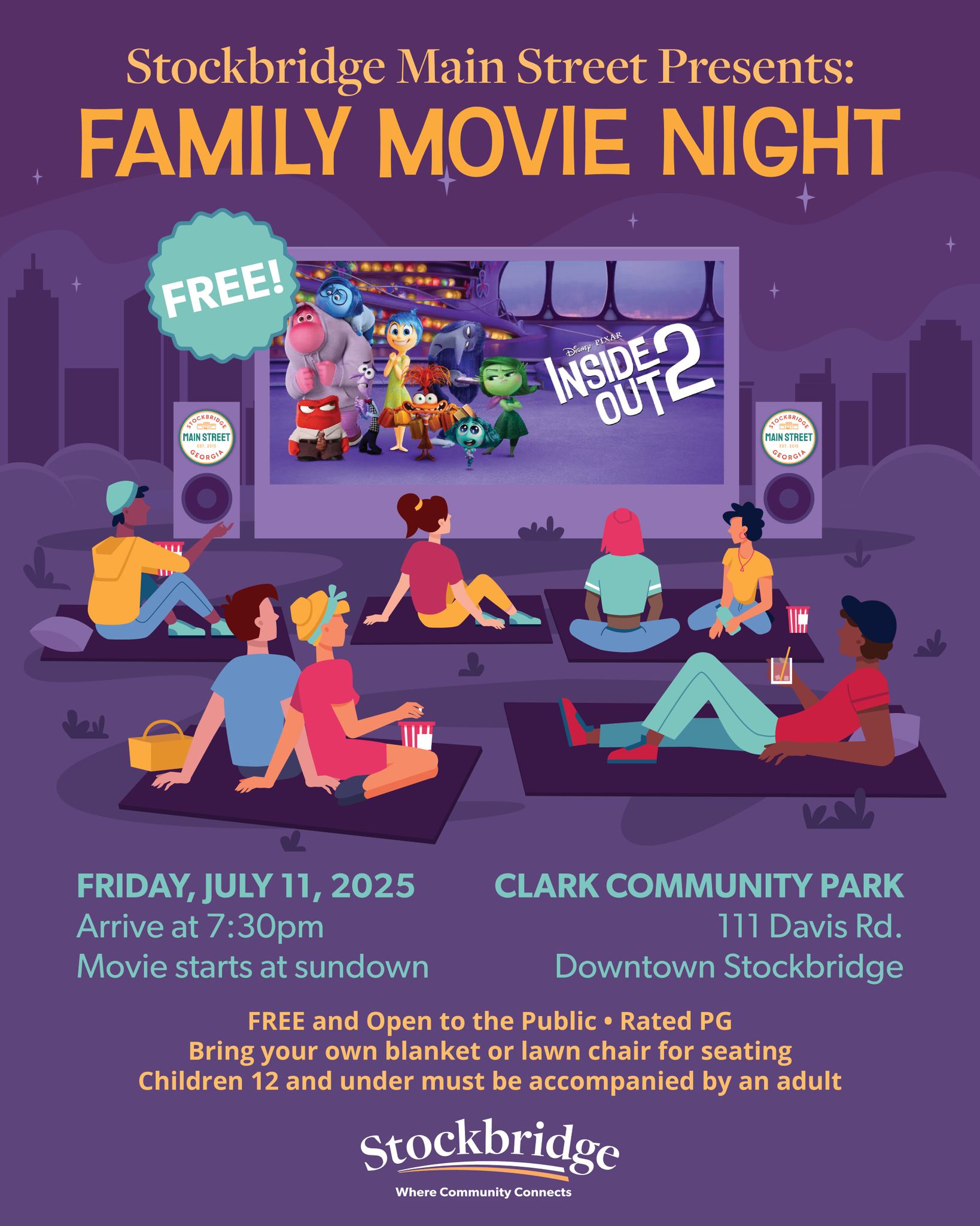 Stockbridge Main Street Presents Family Movie Night