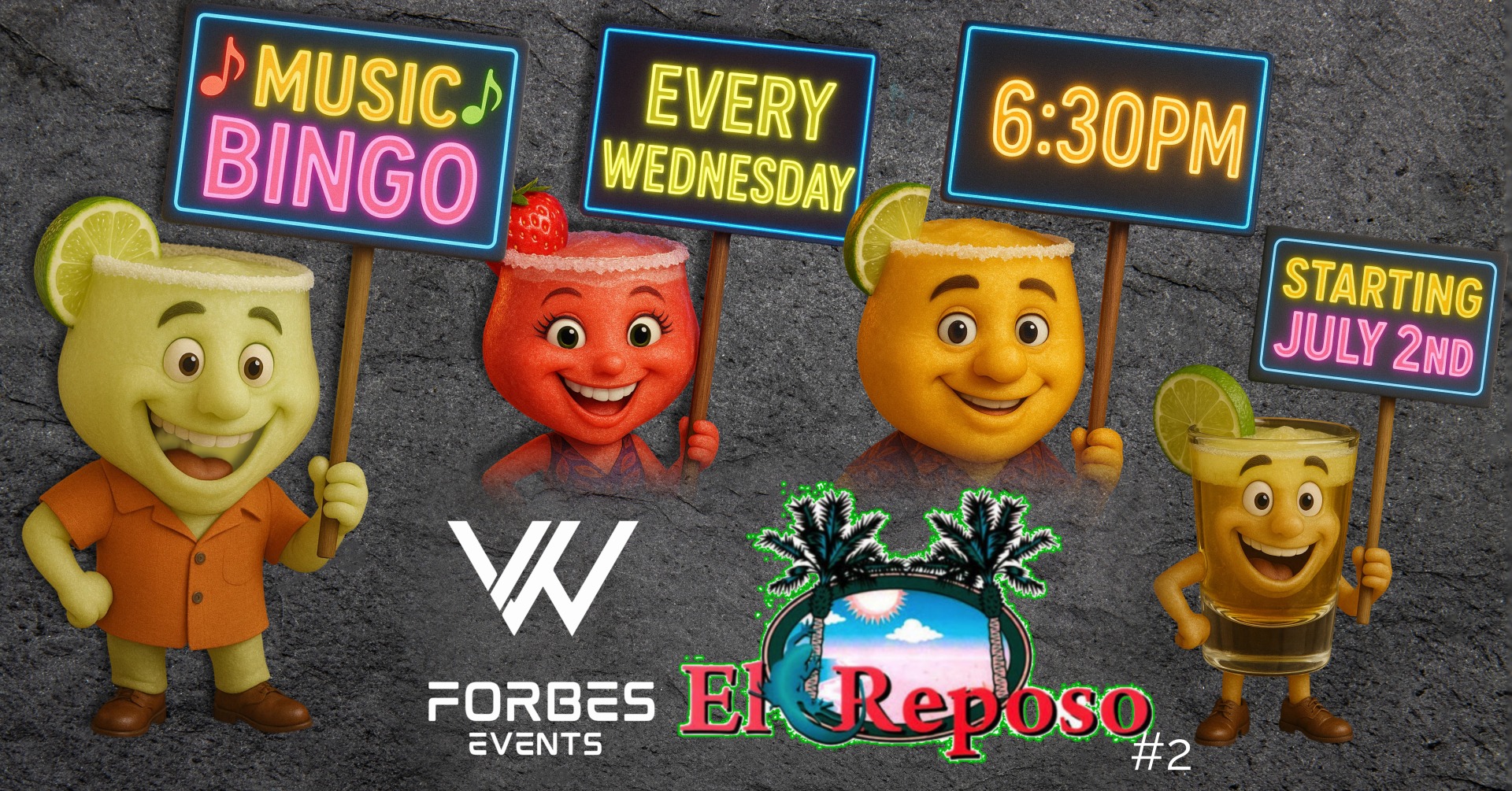 Music BINGO @ El Reposo # 2 w/ Autumn