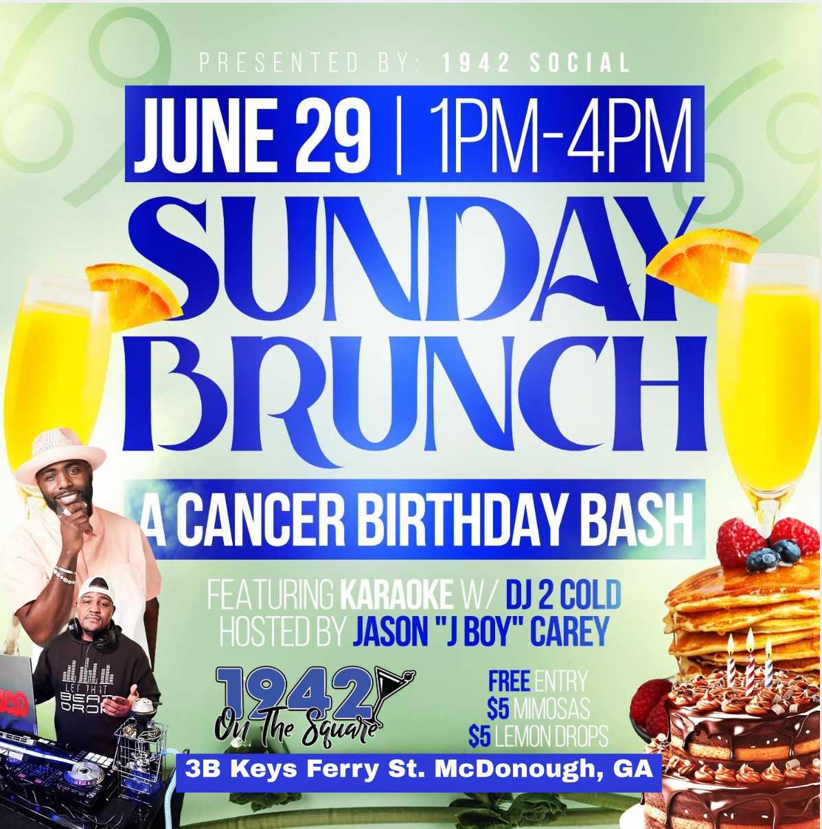 Sunday Brunch: Cancer Birthday Bash