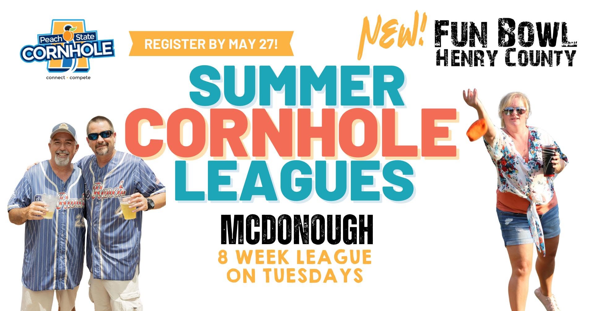 McDonough Summer Cornhole Leagues [Register by May 27]
