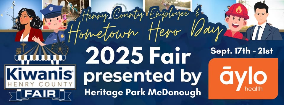 HENRY COUNTY EMPLOYEE + HOMETOWN HERO NIGHT | Kiwanis Henry Fair | Sept 18th