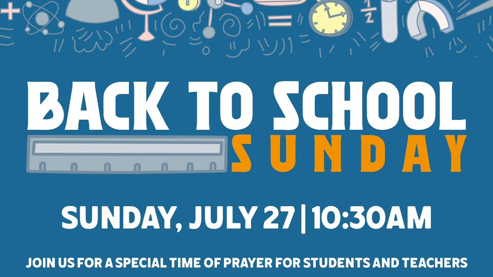 Back to School Sunday